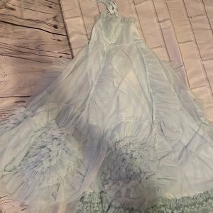 Size 6 NWT blue dollcake dress style DCSX38 I am so excited frock